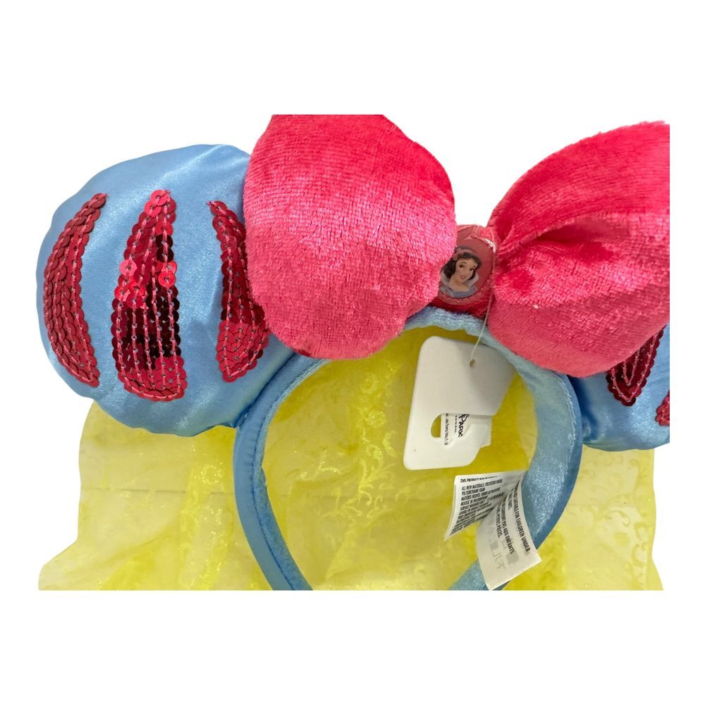 Disney Princess Headband with Pink and Blue Bow - Picture 2 of 3